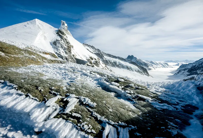Jungfraujoch Eis