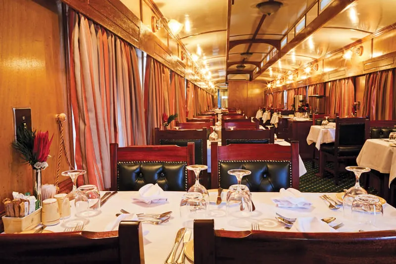 African Explorer restaurant car