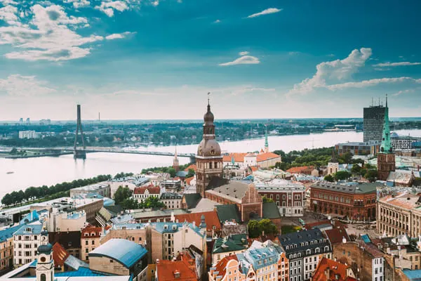 Riga Skyline Lettland