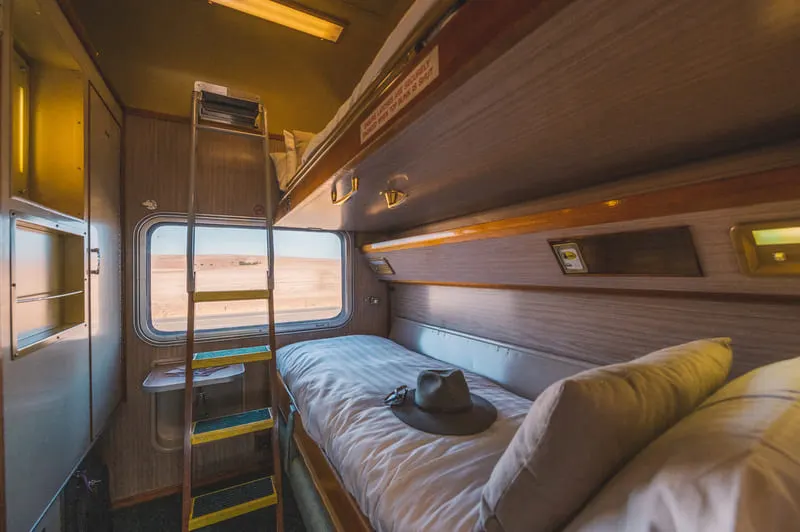 The Ghan Gold cabin